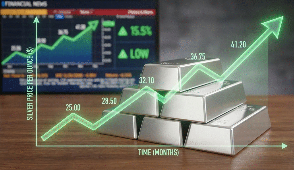silver prices increasing repidly